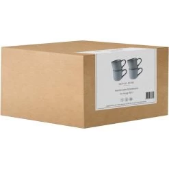 Dutch Rose Giftset 4 Bekers Blauw 39 Cl. -Beroemde Servies Winkel 1000087495 0102