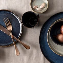 Dutch Rose Sapphire Bord Diep 23 Blauw 8 Dutch Rose Sapphire Bord Diep 23 Blauw -Beroemde Servies Winkel 1000087943 0102