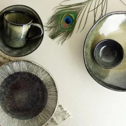 Dutch Rose Giftset 4 Kommen 14 Cm Groen -Beroemde Servies Winkel 1000087950 0103