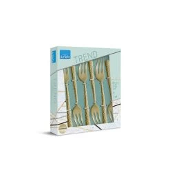 Amefa Felicity - 6 Gebaksvorkjes - Champagne -Beroemde Servies Winkel 1000088140 0102