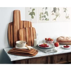Teakhaus Elegant Collection - Serveerplank Hout Vierkant 30x30cm -Beroemde Servies Winkel 1000088143 0111