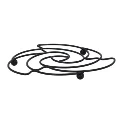 Krumble Pannenonderzetter Roos - Metaal - Zwart 9 Krumble Pannenonderzetter Roos - Metaal - Zwart -Beroemde Servies Winkel 1000089112 0103