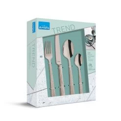Amefa Felicity - 24-delige Bestekset Voor 6 Personen - Rosé Champagne -Beroemde Servies Winkel 1000089335 0102