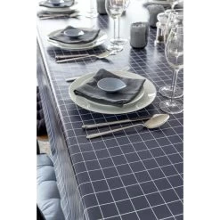 Mistral Home - TAFELKLEED - Afwasbaar - 140 X 240 Cm - Grijs 7 Mistral Home - TAFELKLEED - Afwasbaar - 140 X 240 Cm - Grijs -Beroemde Servies Winkel 1000090181 0102