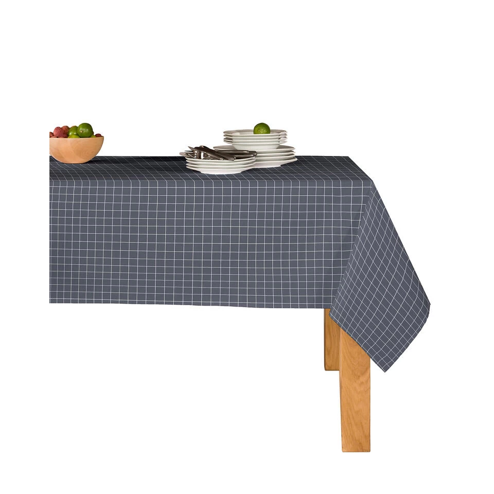 Mistral Home - TAFELKLEED - Afwasbaar - 140 X 240 Cm - Grijs 3 Mistral Home - TAFELKLEED - Afwasbaar - 140 X 240 Cm - Grijs