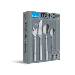 Amefa Manille - 16-delige Bestekset Voor 4 Personen - Stonewash 9 Amefa Manille - 16-delige Bestekset Voor 4 Personen - Stonewash -Beroemde Servies Winkel 1000090530 0103