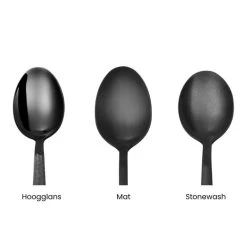 Amefa Austin Frost - 16-delige Bestekset Voor 4 Personen - Mat Zwart -Beroemde Servies Winkel 1000090549 0103