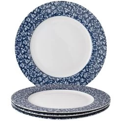 Laura Ashley Giftset 4 Borden 26 Cm Sweet Alyssum -Beroemde Servies Winkel 1000093001 0101