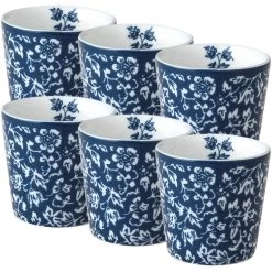 Laura Ashley Set 6 Eierdoppen Sweet Alyssum -Beroemde Servies Winkel 1000093053 0101
