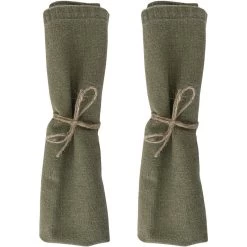 Laura Ashley Set 2 Servetten Wild Clematis Sage Uni -Beroemde Servies Winkel 1000093061 0101