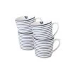 Laura Ashley Giftset 4 Bekers Candy Stripe 32 Cl. -Beroemde Servies Winkel 1000093078