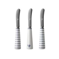 Laura Ashley Giftset 3 Botermesjes Uni En Candy Stripe