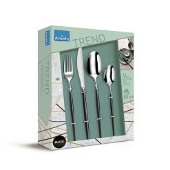 Amefa Soprano - 16-delige Bestekset Voor 4 Personen - Zwart -Beroemde Servies Winkel 1000093305 0103