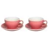 Egg Cappuccinokop Met Schotel - Set Van 2 - 250ml - Berry 2 Egg Cappuccinokop Met Schotel - Set Van 2 - 250ml - Berry -Beroemde Servies Winkel 1000093489