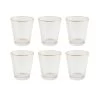 OTIX Waterglazen Set Van 6 Stapelbaar 350 Ml Met Gouden Rand Reliëf Ribbel -Beroemde Servies Winkel 1000094292