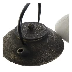 Items Kitchen Theepot Asian - Gietijzer - 1300 Ml - Antiek Zwart -Beroemde Servies Winkel 1000095080 0102