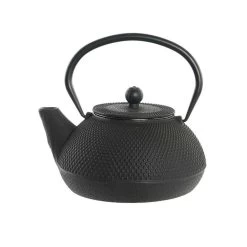 Items Kitchen Theepot Oriental - Gietijzer - 1300 Ml - Antiek Zwart