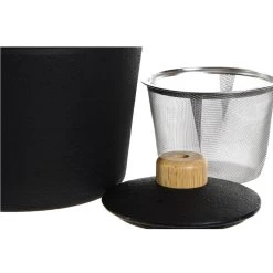 Items Kitchen Theepot - Gietijzer - 1300 Ml - Mat Zwart -Beroemde Servies Winkel 1000095082 0102