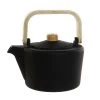 Items Kitchen Theepot - Gietijzer - 1300 Ml - Mat Zwart -Beroemde Servies Winkel 1000095082