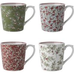Laura Ashley Giftset 4 Bekers 32 Cl. 7 Laura Ashley Giftset 4 Bekers 32 Cl. -Beroemde Servies Winkel 1000096471 0101