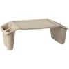 Merkloos Schoottafel/dienblad - Beige - Kunststof - 60 X 31 X 20 Cm -Beroemde Servies Winkel 1000096702