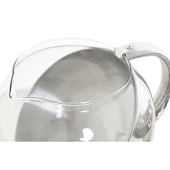 Items Theepot - Glas - RVS - 1100 Ml - Met Filter En Handvat -Beroemde Servies Winkel 1000096726 0102