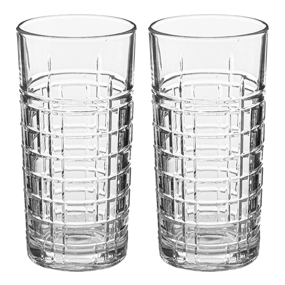 Secret De Gourmet Longdrinkglazen - Set 4x Stuks - 300 Ml - Glas 4 Secret De Gourmet Longdrinkglazen - Set 4x Stuks - 300 Ml - Glas - Afbeelding 2