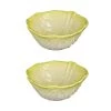 Mica Decorations Schalen Sla - L9,5 X B9,5 Cm - Keramiek - Lichtgroen