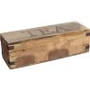 Atmos Fera Theedoos - Bruin - 4-vaks - Mango Hout - 32 X 10 Cm -Beroemde Servies Winkel 1000098519