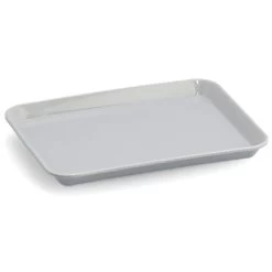 Zeller Dienblad - Rechthoek - Grijs - Kunststof - 24 X 18 Cm