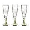 Vivalto - Champagneglazen Exotic Collection Set 6x Op Groen Voet 170ml 1 Vivalto - Champagneglazen Exotic Collection Set 6x Op Groen Voet 170ml -Beroemde Servies Winkel 1000099075
