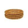 QUVIO Glasonderzetters - Set Van 4 - Rotan 2 QUVIO Glasonderzetters - Set Van 4 - Rotan -Beroemde Servies Winkel 1000099178