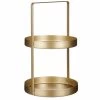 Mica Decorations Etagere - 2-laags - Metaal - Goud - H41 X D25 Cm -Beroemde Servies Winkel 1000100563