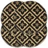 VidaXL Placemats 4 St Rond 38 Cm Jute Zwart -Beroemde Servies Winkel 1109939180