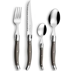 Lou Laguiole 24-delige Bestekset Tradition Peperkleurig