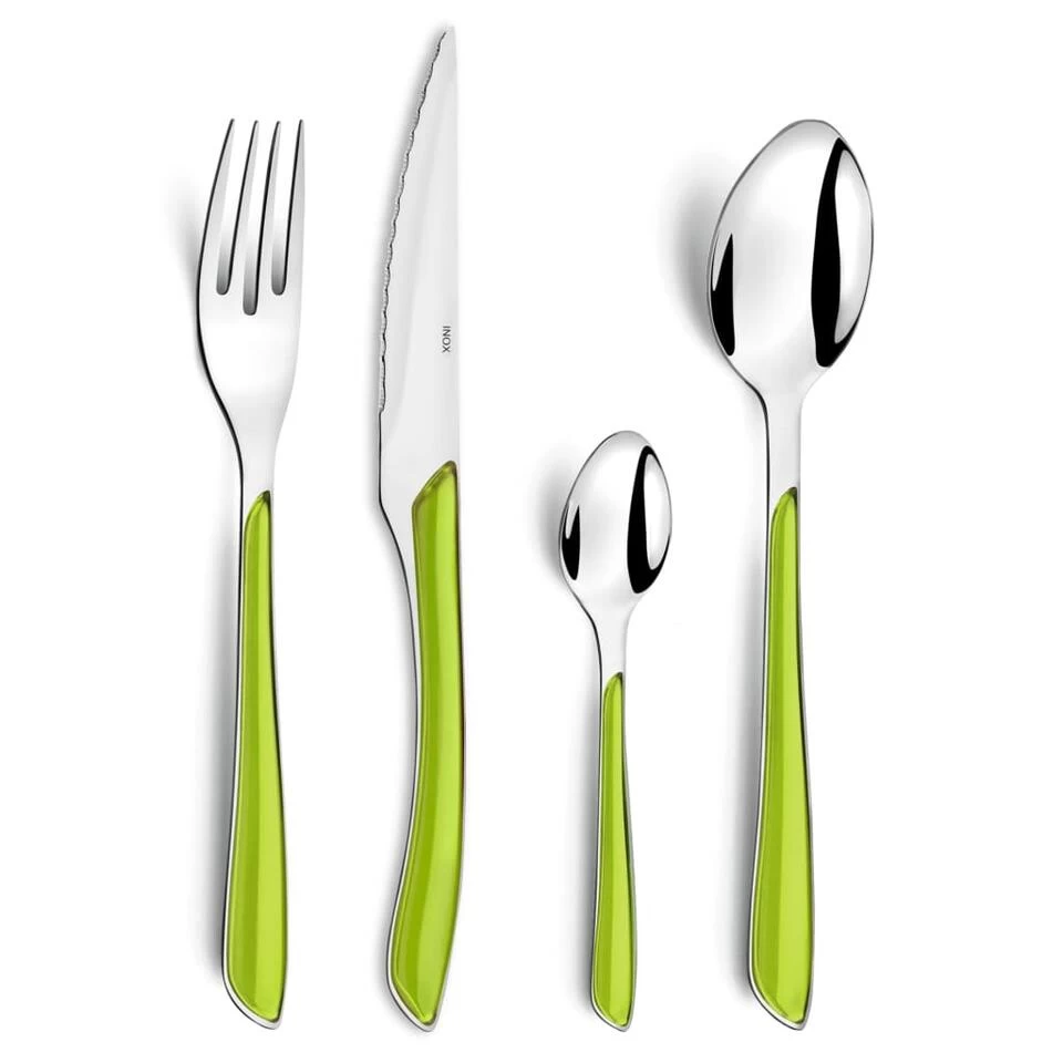 Amefa 24-delige Bestekset Eclat Groen 3 Amefa 24-delige Bestekset Eclat Groen