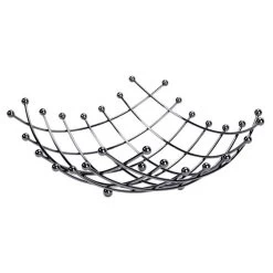 Cosy&Trendy Fruitschaal Gebogen - 31 X 31 Cm - Zwart