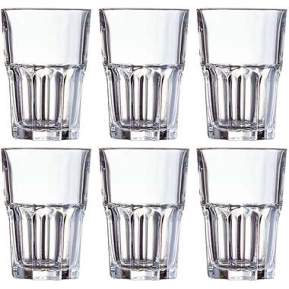 Arcoroc Drinkglazen Granity - 6 Stuks - Transparant - Glas - 420 Ml 3 Arcoroc Drinkglazen Granity - 6 Stuks - Transparant - Glas - 420 Ml