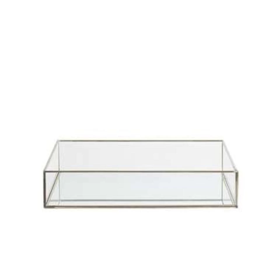 Beliani Blad GRENOBLE - Zilver Glas 5 Beliani Blad GRENOBLE - Zilver Glas - Afbeelding 3