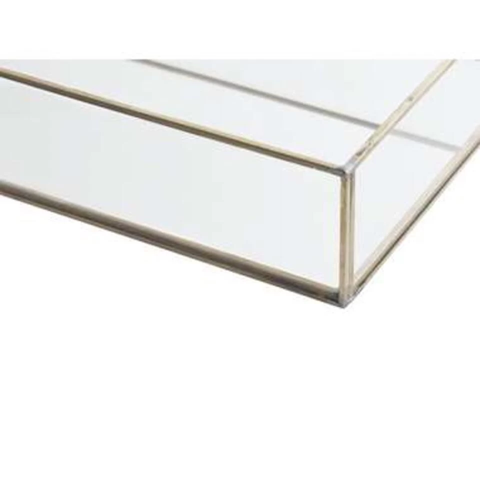 Beliani Blad GRENOBLE - Zilver Glas 6 Beliani Blad GRENOBLE - Zilver Glas - Afbeelding 4