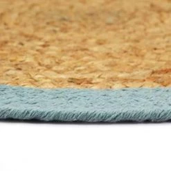 VidaXL Placemats 6 St 38 Cm Jute En Katoen Natuurlijk En Groen -Beroemde Servies Winkel 2386f71fddbb4f6eacbefc017447eeb5