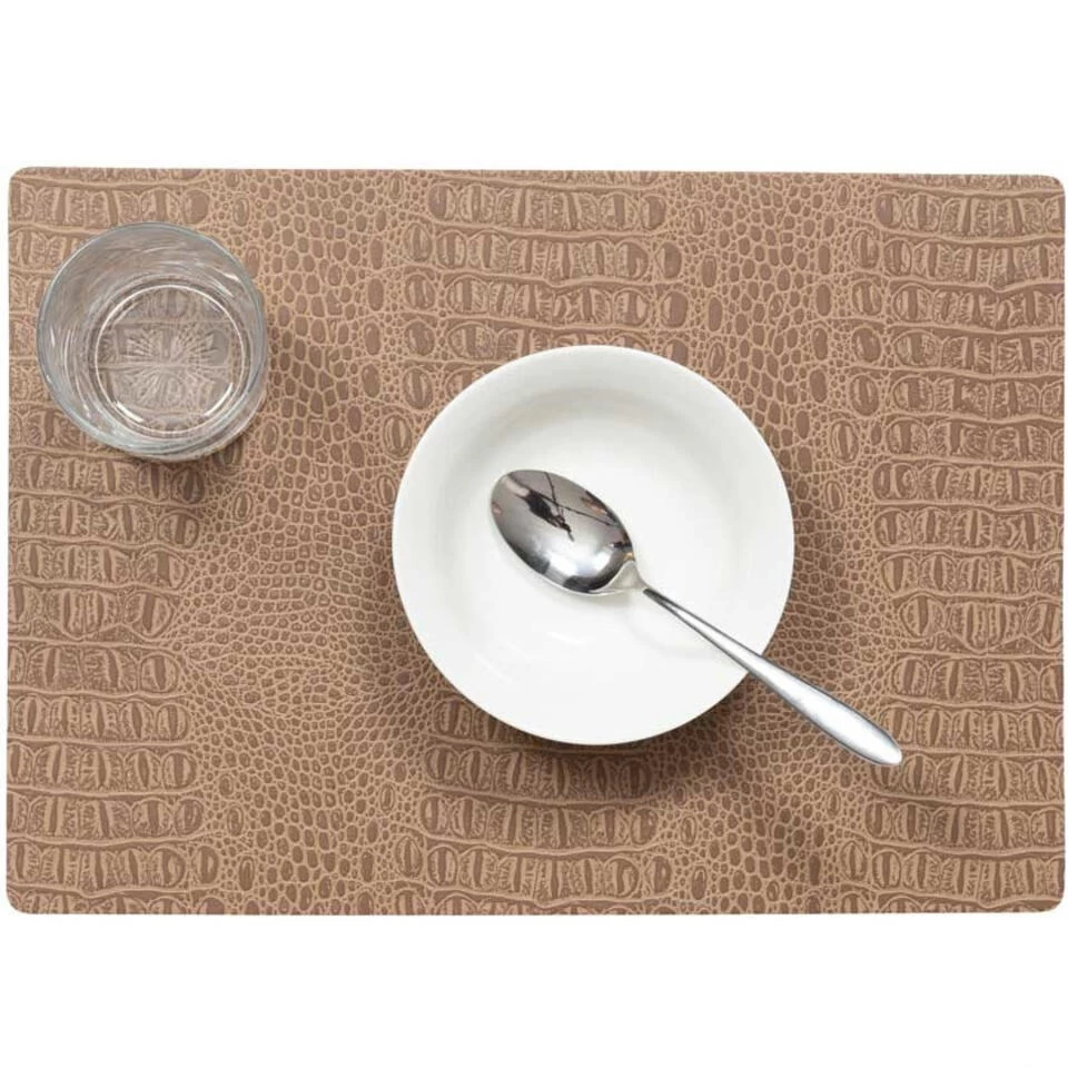 Wicotext Placemats - 4 Stuks - Coko - Beige - 43 X 30 Cm 4 Wicotext Placemats - 4 Stuks - Coko - Beige - 43 X 30 Cm - Afbeelding 2