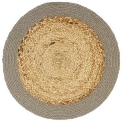 VidaXL Placemats 6 St 38 Cm Jute En Katoen Natuurlijk En Grijs -Beroemde Servies Winkel 29f6a574b0da4d818ca475e2316b2830