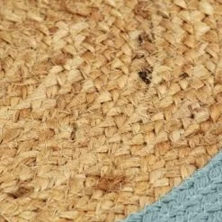 VidaXL Placemats 6 St 38 Cm Jute En Katoen Natuurlijk En Groen -Beroemde Servies Winkel 44c35796af484107a91157fd882e1487
