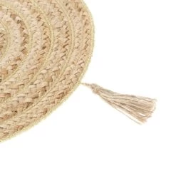 Atmosphera Placemat - Raffia Naturel - Rond - 38 Cm -Beroemde Servies Winkel 456342399b784355bb575e769d0224b0
