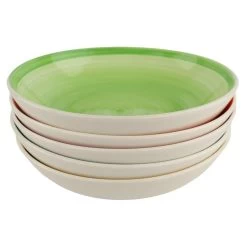 Orange85 Soepkom 5 Kleuren Diepe Borden 20cm Aardewerk -Beroemde Servies Winkel 457974cf58ce4c889c20343db8defe00