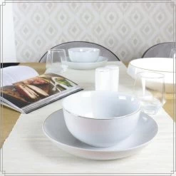 OTIX Soepkommen Set Van 6 Schaaltjes Porselein Wit Met Gouden Rand 13,5 X 6 Cm 8 OTIX Soepkommen Set Van 6 Schaaltjes Porselein Wit Met Gouden Rand 13,5 X 6 Cm -Beroemde Servies Winkel 58c9cc509c9d4a0aaff95a64c791856f