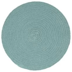 VidaXL Placemats 6 St Rond 38 Cm Katoen Effen Groen -Beroemde Servies Winkel 59de0662de8c40ff90616d132857d2b9