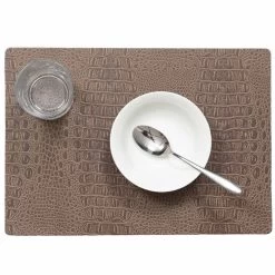Wicotex Placemat Coko - Bruin - Antislip - 43 X 30 Cm -Beroemde Servies Winkel 68f8b478a06540c38abe31b33f217ffd