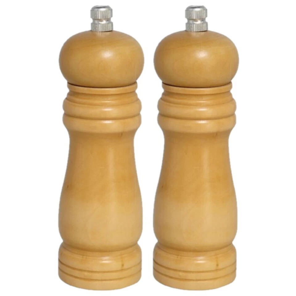 Gerim Peper- / Zoutmolen - Hout - 15 Cm 4 Gerim Peper- / Zoutmolen - Hout - 15 Cm - Afbeelding 2